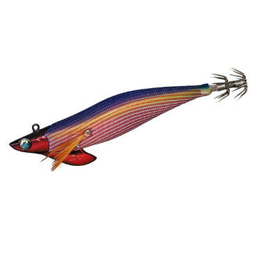 ダイワ エギ エメラルダスボート2 2.75号 25g 赤-縞パープル