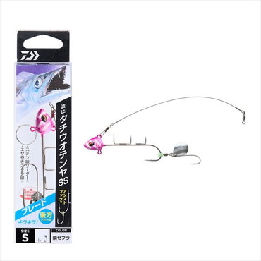 ダイワ 仕掛け 波止タチウオテンヤSSブレード S ルミノーバ/紫ゼブラ