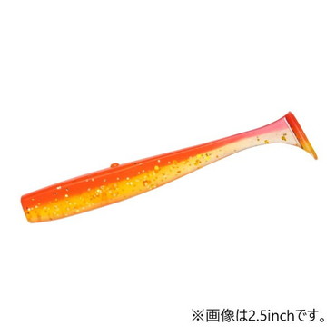ダイワ ワーム モアザン ミドルアッパーシャッド 3.5インチ 小沼オレンジ