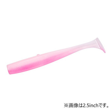 ダイワ ワーム モアザン ミドルアッパーシャッド 3.5インチ パールピンクベリー