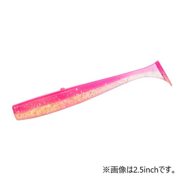 ダイワ ワーム モアザン ミドルアッパーシャッド 3.5インチ ピンクゴールド