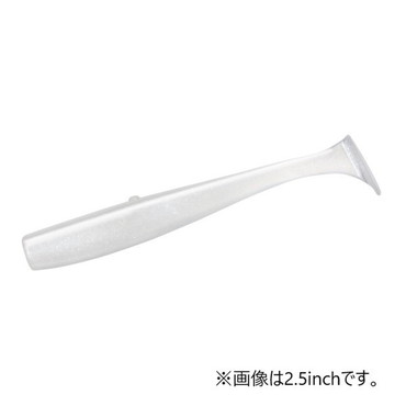 ダイワ ワーム モアザン ミドルアッパーシャッド 3.5インチ 白鮎