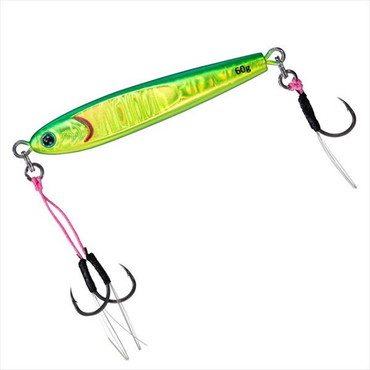 ダイワ メタルジグ TGベイト スーパーライトジギング 60g ケイムラMGライムグリーンゴールド