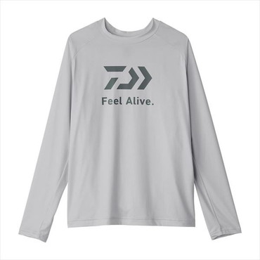 ダイワ ウェア DE-6225 アイスドライ(ICEDRY) ロングスリーブシャツ ライドグレー XL