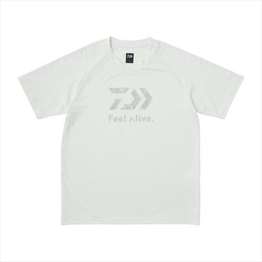 ダイワ ウェア DE-3925 Feel Alive ドライTシャツ ホワイト XL