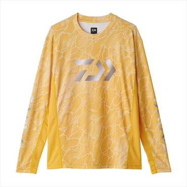 ダイワ ウェア DE-3825 ロングスリーブゲームシャツ タイドイエロー XL