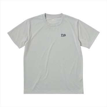 ダイワ ウェア DE-8325 ショートスリーブ バックプリントTシャツ ライトグレー XL