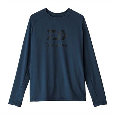 ダイワ ウェア DE-6225 アイスドライ(ICEDRY) ロングスリーブシャツ ネイビー 2XL