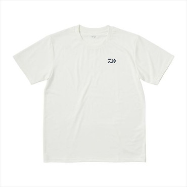 ダイワ ウェア DE-8325 ショートスリーブ バックプリントTシャツ ホワイト M
