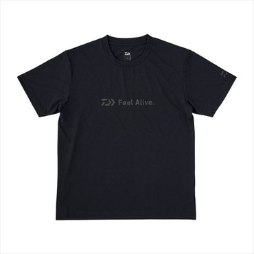 ダイワ ウェア DE-9525 サンブロックドライシャツ ブラック 2XL