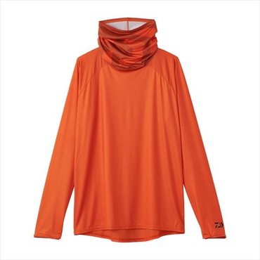 ダイワ ウェア DE-6025 アイスドライ(ICEDRY) ラッシュガードハイネック オレンジ XL