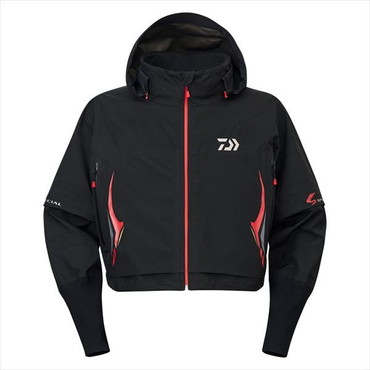 ダイワ レインウェア DR-1425J スペシャル ゴアテックス ベリーショートレインジャケット ブラック 2XL