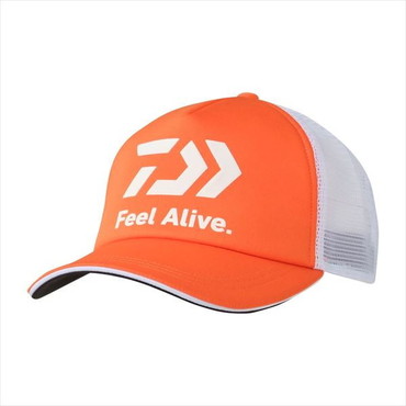 ダイワ 帽子 DC-6225 FeelAlive ソフトハーフメッシュキャップ オレンジ フリー