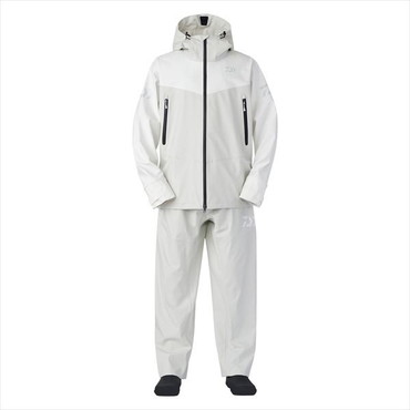 ダイワ レインウェア DR-6025 オーシャンレインスーツ ライトグレー 2XL