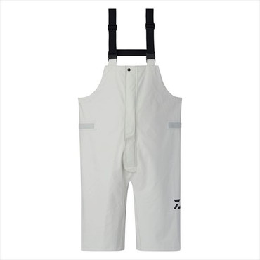 ダイワ レインウェア DR-6325P オーシャンレインハーフサロペット ライトグレー M