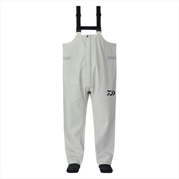 ダイワ レインウェア DR-6225P オーシャンレインサロペット ライトグレー XL