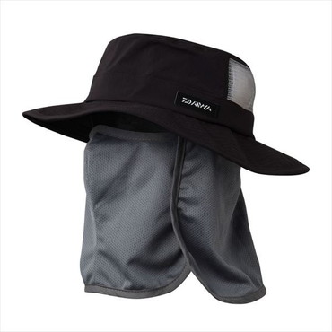ダイワ 帽子 DC-7725 フルシェードハット ブラック フリー
