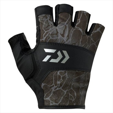 ダイワ 手袋 DG-8125 ゲームグローブ 5本カット タイドブラック M