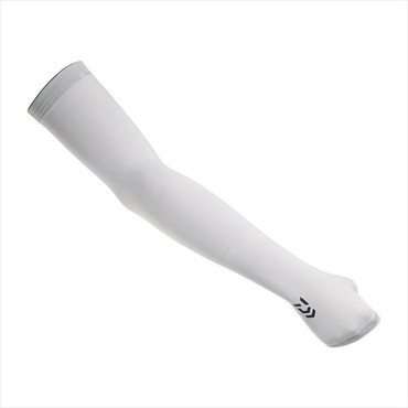 ダイワ ウェア DA-7725 ICEDRY(アイスドライ) アームカバー 指スリット付き ライトグレー M