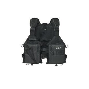 ダイワ ライフジャケット DF-6425 ライトフロートゲームベスト ブラック フリー