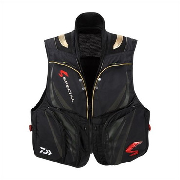ダイワ フィッシングベスト DV-1025 スペシャル バリアテック ショートベスト マスターブラック 2XL