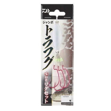 ダイワ 仕掛け ジャンボトラフグ 喰わせリグセット 25号 パールホワイトシルバーラメ