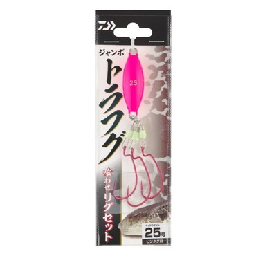 ダイワ 仕掛け ジャンボトラフグ 喰わせリグセット 25号 ピンクグロー