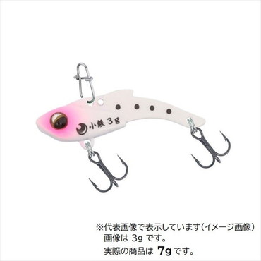 ダイワ 月下美人 小鉄7g 夜光ピンクシラス