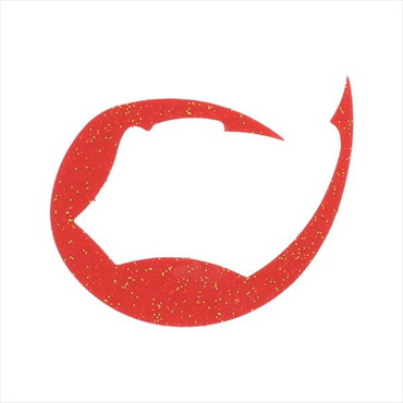 ダイワ タイラバ 鯛ラバ 紅牙シリコンネクタイパデシャ極厚 M レッドラメ