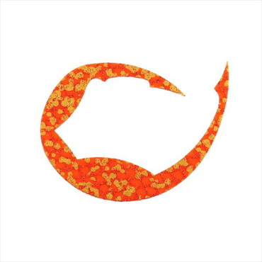 ダイワ タイラバ 鯛ラバ 紅牙シリコンネクタイパデシャ極厚 M ゴールドメッシュオレンジ