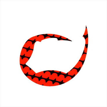 ダイワ タイラバ 鯛ラバ 紅牙シリコンネクタイパデシャ極厚 L 串オレンジ濃いやつ