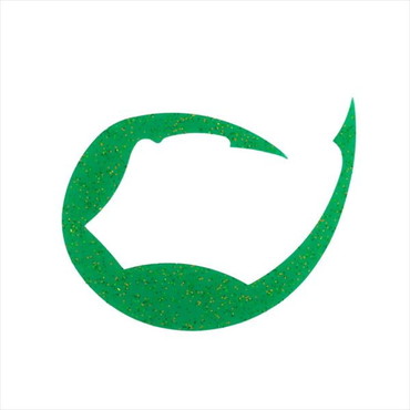 ダイワ タイラバ 鯛ラバ 紅牙シリコンネクタイパデシャ極厚 L グリーンラメ