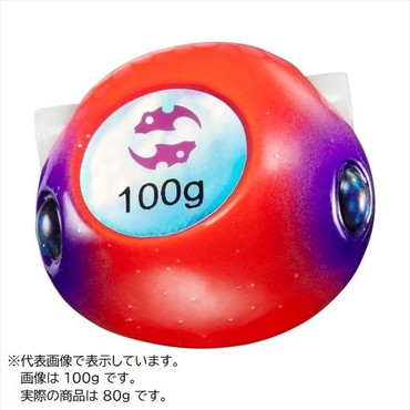 ダイワ タイラバ 鯛ラバ 紅牙ベイラバーフリーβTGヘッド80g 紅牙オレンジ