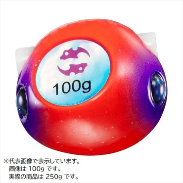 ダイワ タイラバ 鯛ラバ 紅牙ベイラバーフリーβTGヘッド250g 紅牙オレンジ