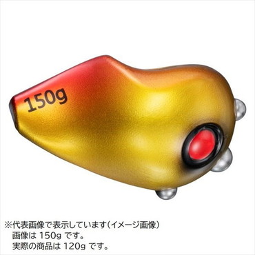 ダイワ タイラバ 鯛ラバ 紅牙カレントブレイカートリニティβヘッド 120g アカキン