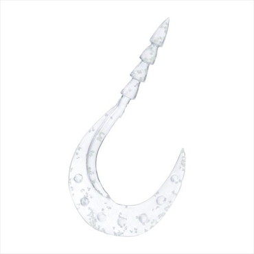 ダイワ タイラバ 鯛ラバ 紅牙ワーム 玉神ターボシングルカーリー 3.6in ドットブルーグローホワイト