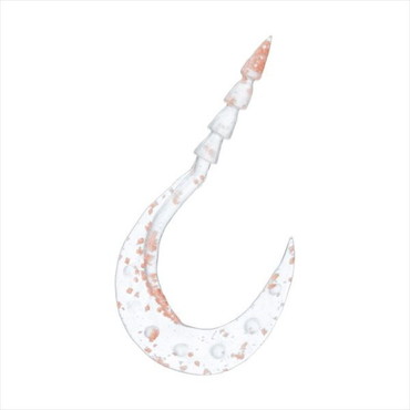 ダイワ タイラバ 鯛ラバ 紅牙ワーム 玉神ターボシングルカーリー 3.6in ドットオレンジグローアース