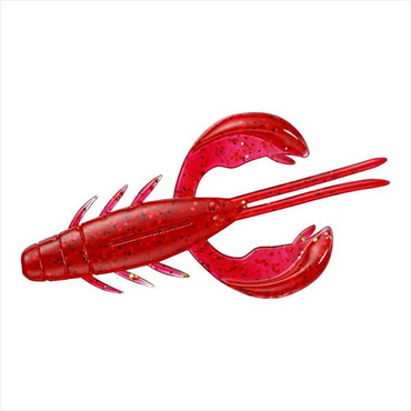 ダイワ ワーム ミドルゲーム ドラミングクロー2.4 アカキン