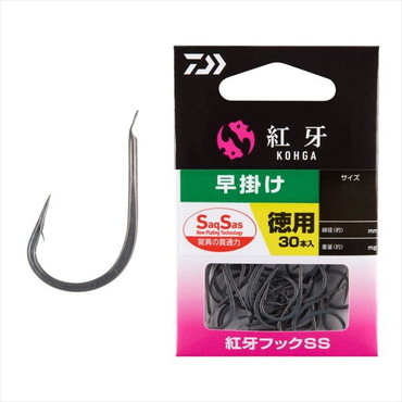 ダイワ 針 紅牙フックSS 早掛け 徳用 SS