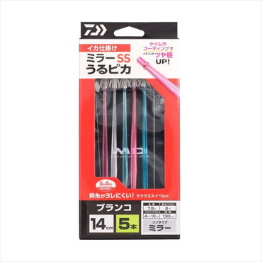 ダイワ 仕掛け イカ仕掛ミラー14SS うるピカ 5本