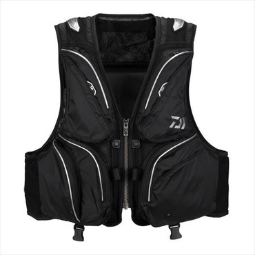 ダイワ ライフジャケット DV-3025F フロートショートフィッシングベスト ブラック 2XL