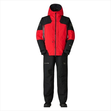 ダイワ 防寒服アウター DW-1825 GORE-TEX コンビアップウィンタースーツ レッド 2XL