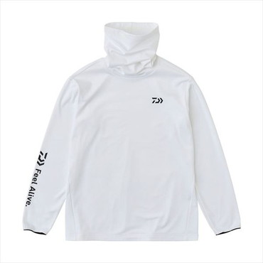 ダイワ ウェア DE-9325 ストレッチシャツネックウォーマー ホワイト 2XL