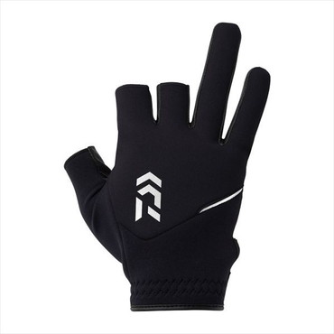 ダイワ 防寒手袋 DG-6225W 防寒ライトグリップグローブ 3本カット ブラック L