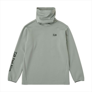 ダイワ ウェア DE-9325 ストレッチシャツネックウォーマー グレー 2XL