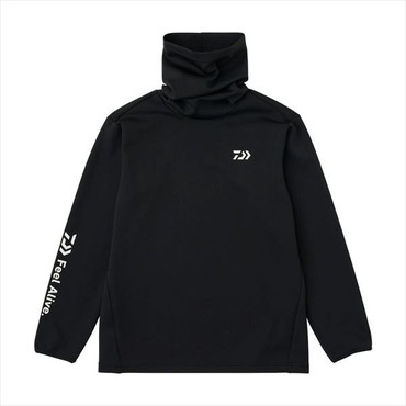 ダイワ ウェア DE-9325 ストレッチシャツネックウォーマー ブラック 3XL