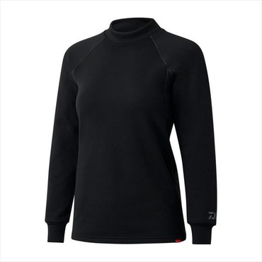 ダイワ 防寒服インナー DU-3225S ダンロテックアンダーシャツ極厚手ハイネック ブラック WM