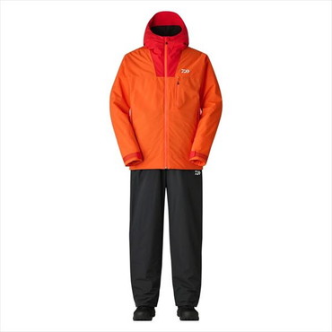 ダイワ 防寒服アウター DW-3525 RAINMAX ウインタースーツ ホットオレンジ XL