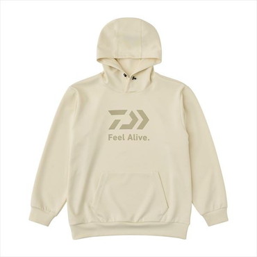 ダイワ ウェア DE-8925 DANROTECHスウェットフーディー ライトベージュ WL