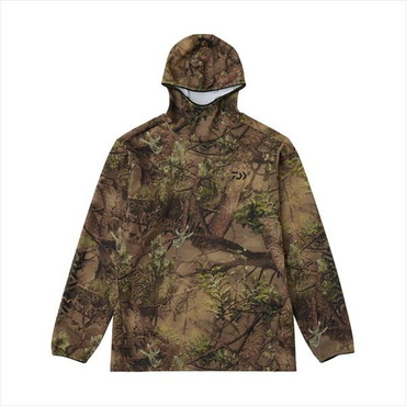 ダイワ ウェア DE-9225 ストレッチシャツフーディー リアルレイク 2XL